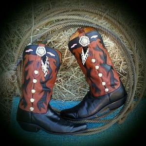 Beautiful Studded Cowboy boots